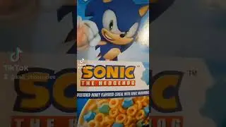 Sonic The Hedgehog Cereal - Let's Try it Out! #shorts
