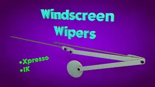 Cinema 4D Multi-Tech Tutorial  21 - Windscreen Wipers