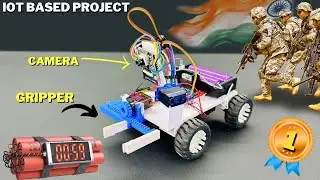 WiFi Detective Robot - for Army | IOT Based Army Robot with Camera | Best science Project