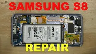 Samsung S8 Disassembly Teardown - Screen Replacement 1 of 3