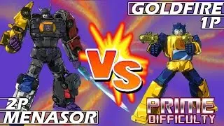 Transformers: Devastation - Goldfire Vs Menasor (Prime difficulty) Mission 11