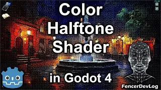 Godot 4: Color halftone shader (tutorial)