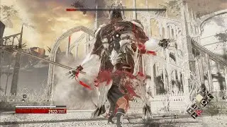 CODE VEIN - Argent Wolf Berserker Boss | NO DAMAGE, SOLO | HUTAO (GENSHIN IMPACT) 