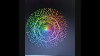 Draw Amazing star-circle animation using Python|| Python... 