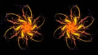 Gold and Purple NDE Stereogram