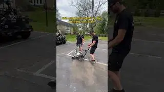 Customer Called Us “Parking Lot Doctors” 👨‍⚕️🤝 #satisfying #asphalt #sealcoating