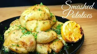 LEMON SMASHED POTATOES / EASY XMAS & HOLIDAY RECIPE