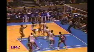 Magic Johnson 1987: 42pts vs. New Jersey Nets
