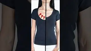 No-Cut Best Sewing Hack to Fix Wide Neckline Miarti 🧵✂️