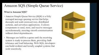 AWS Integration & Messaging: SNS, SQS, and Kinesis.
