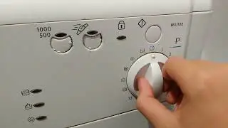Обзор стиральной машины Indesit WIU100 2004 года выпуска.