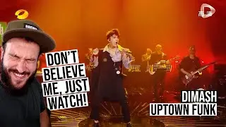 REACTION: DIMASH - UPTOWN FUNK (BRUNO MARS) | REACT | REAÇÃO | REACTING TO  
