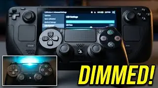 Dim That PS4 Controller Light Bar with Steam Deck!