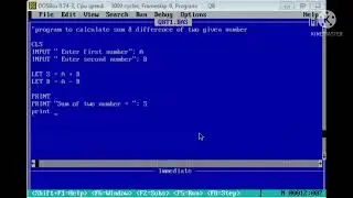 Program to calculate sum & difference of two number || QBT-1