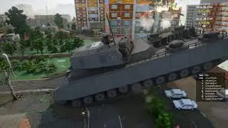 Сверхтяжёлый танк Landkreuzer P  1000 «Ratte» в городе Teardown MODS 