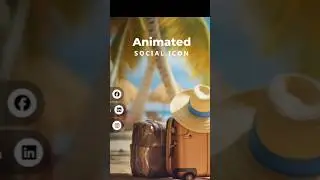 Animated Social Icons in CSS #css #html #htmlcsswebsite #short #ytshort