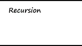 Recursion ,Recursive Functions In Python
