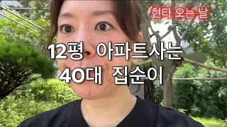 Vlog | 12평 아파트사는 40대 집순이 일상 | 현타 오는 날