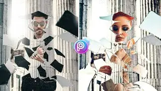 Broken Mirror Photo Editing In PicsArt | New Concept Editing | Girl Photo Editing | Editing By Phone