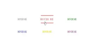 Text Stretch Hover Effect Using HTML and CSS