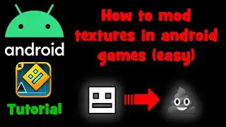 How to mod custom textures for android games | Geometry Dash Custom Textures