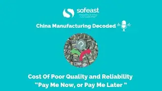 Cost Of Poor Quality and Reliability “Pay Me Now, or Pay Me Later ” Feat  Andrew Amirnovin
