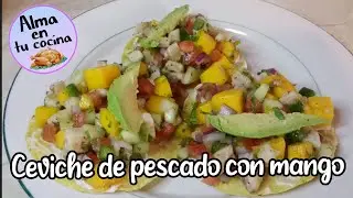 CEVICHE DE PESCADO CON MANGO