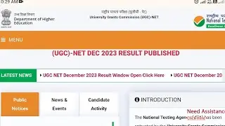 UGC NTA NET December 2023 Result #Released # Good news 🎉🥳
