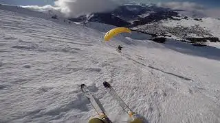Swing Spitfire 2. Speedriding in Verbier. Verfolgung.