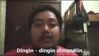 Dingin Dingin Dimandiin Nanti Masuk Kristen..... #shorts #viral