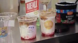 Disposable plastic cold drink takeaway packaging cup transparent cup with lid