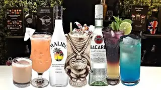 TOP 5 BEBIDAS con RON y COCO
