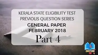 Previous SET questions General Feb 2018 Part 4|Edustudio