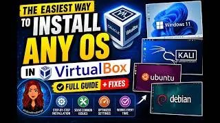 Install ANY OS in VirtualBox (The EASIEST Method Ever) (A+ Core 1)