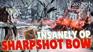 NEW LEGENDARY Sharpshot Bow Destroys Everything | Horizon Forbidden West