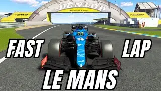 What would a F1 FAST LAP at LE MANS look like?