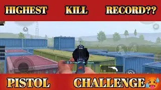 OMG! Squad Wipe with Pistol🔫 Highest Kill Record 🔥Bgmi | Pubg mobile