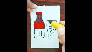 How To Draw Coca-Cola Step By Step | Easy Drawing For Kids 
