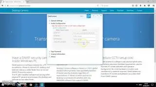 Configure Audio. DeskCamera streams PC desktop and webcam as Onvif.