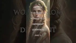PART 3. Artistic portraits of women from different countries [AI GENERATED]