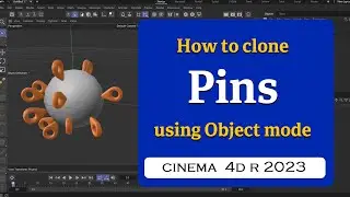 How to clone using Object mode in Cinema 4D 2023  