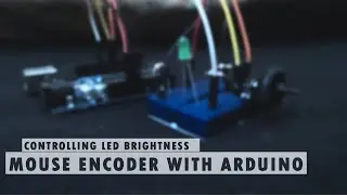 Mouse Rotary Encoder aka Scroll Wheel With Arduino To Control LED Brightness 🔆