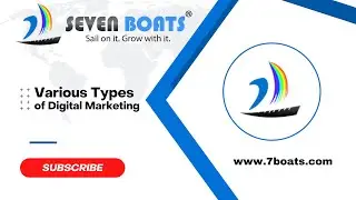 What are the different types of Digital Marketing | Digital marketing Channels | Seven Boats