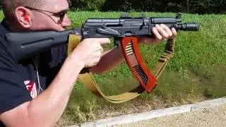 Bullpupshoot 2016 - My AKS-74U & Bad Element Co. LLC RPK-74 bakelite window mag