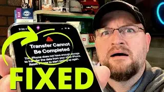 Transfer Cannot Be Completed - FIX for  iPhone Pro Max Setup Error