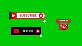 ✅Subscribe Green Screen | Subscribe Button With Sound Green Screen | Subscribe Button No Copyright
