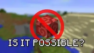 Can You Beat Minecraft Without Red Glazed Terracotta?