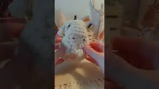 Knitted cow plush #art #kawaiiartist #cuteart #cutedrawings #anime #pastelkawaii