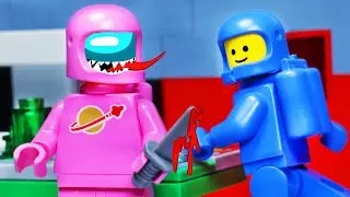 LEGO AMONG US - FAKE IMPOSTOR | THE SKELD ANIMATION 4K