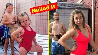 People Absolutely Nailed Their Family Photo Recreations